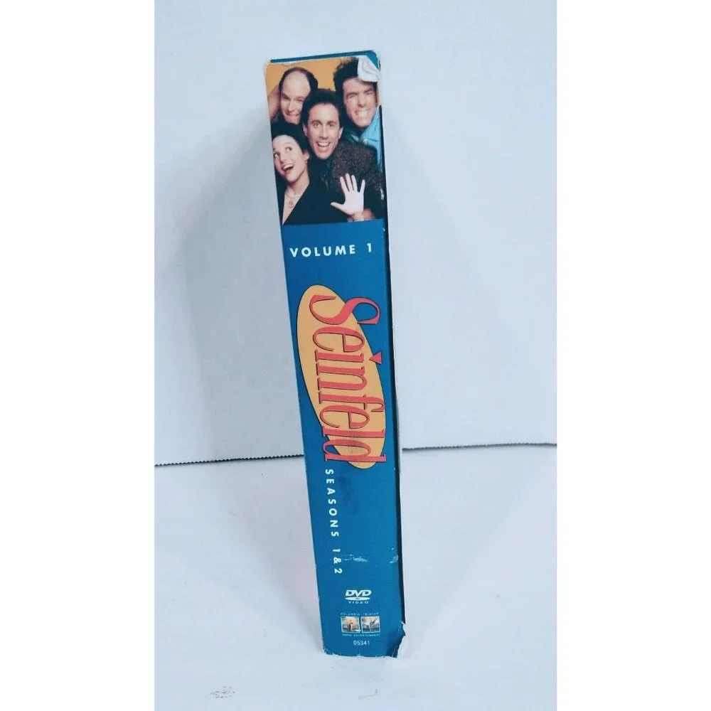 Seinfeld - Seasons‎ 1 & 2 (DVD, 2004, 4-Disc Set) Tested & Works Great!